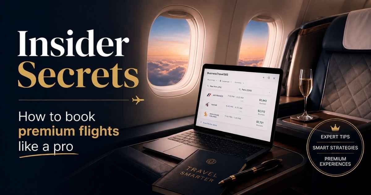 Insider Secrets How to book premium flights like a pro